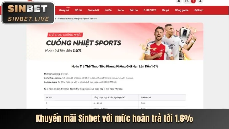 Cá cược thể thao với tỷ lệ kèo hấp dẫn